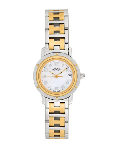 Shop Hermes Hermès Women's Clipper Watch, Circa 2000s (authentic )