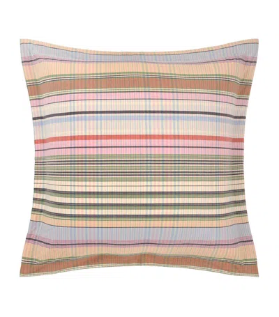 Shop Ralph Lauren Garet Oxford Square Pillowcase (65cm X 65cm) In Multi