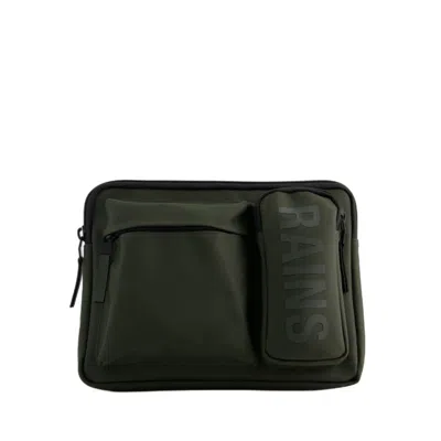 Shop Rains Texel Laptop Case 13/14  - Synthetic - Green In Black