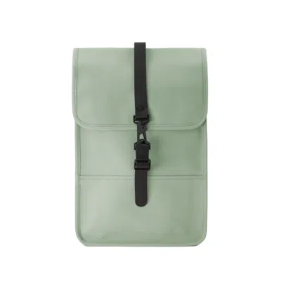 Shop Rains Μmini W3 Backpack - Synthetic - Green In Grey