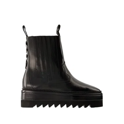 Shop Toga Aj1311 Boots - Leather - Black