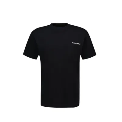 Shop A-cold-wall* Essentials Small Logo T-shirt - Cotton - Black