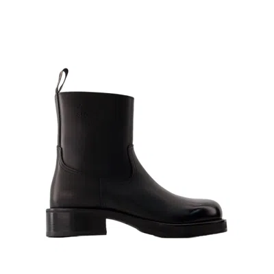 Shop Acne Studios Besare Boots - Leather - Black