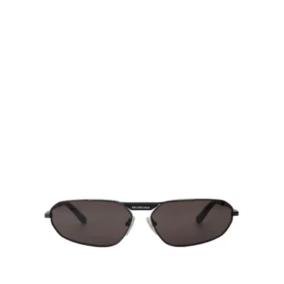 Shop Balenciaga Bb0245s Sunglasses - Grey - Metal