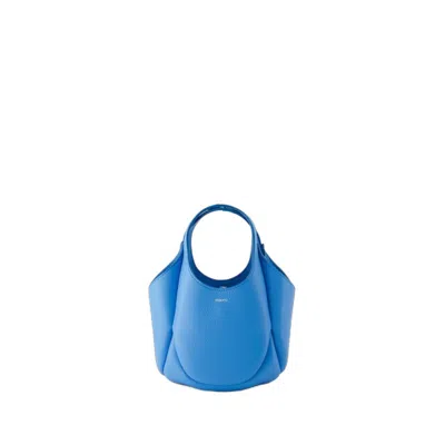 Shop Coperni Mini Bucket Swipe Shopper Bag - Leather - Blue