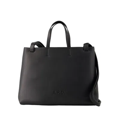 Shop Apc Market Small Shopper Bag - Synthetic - Black
