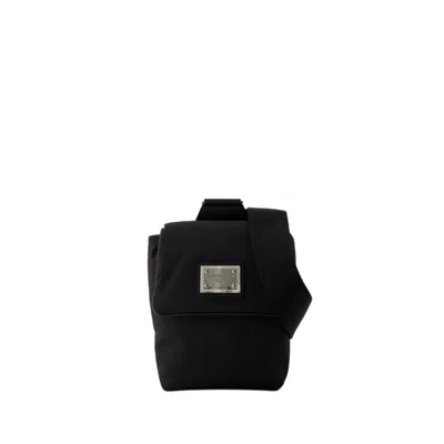 Shop Dolce & Gabbana Logo Backpack - Nylon - Black