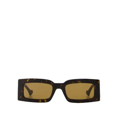 Shop Gucci Sunglasses - Havana/brown In Black
