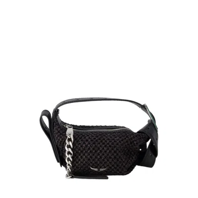 Shop Zadig & Voltaire Le Cecilia Xs Shoulder Bag - Synthetic In Black