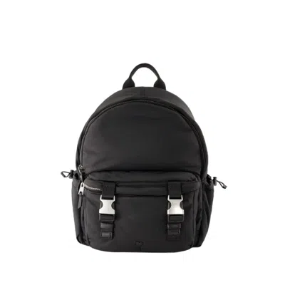 Shop Ami Alexandre Mattiussi Backpack De Coeur - Synthetic - Black