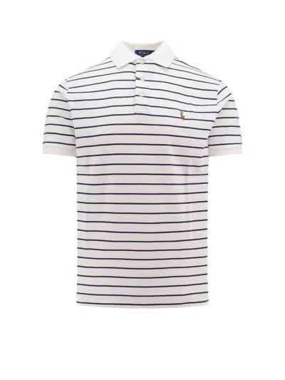 Shop Polo Ralph Lauren Polo Pony Embroidered Striped Polo Shirt In Multi