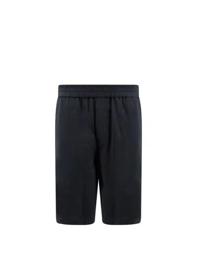Shop Ami Alexandre Mattiussi Ami Paris Bermuda Shorts In Black