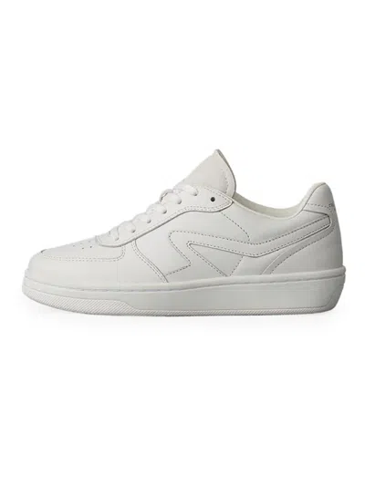 Shop Rag & Bone Women's Retro Court Leather Low-top Sneakers In White