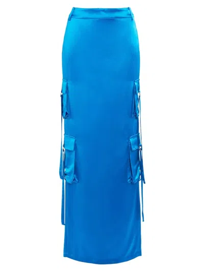 Shop Retroféte Women's Maelie Skirt In Tropical Blue