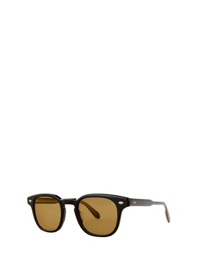 Shop Garrett Leight Sunglasses In Black/pure Maple