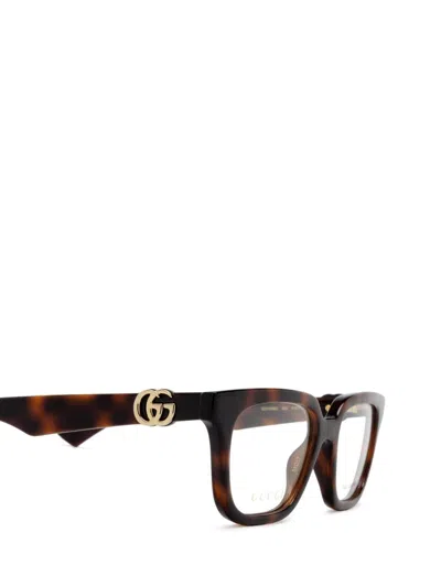 Shop Gucci Eyewear Eyeglasses In Havana