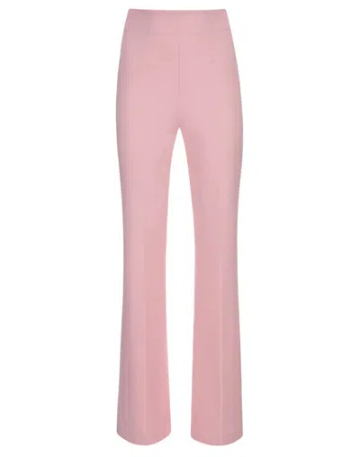 Shop Sportmax High Waist Straight Leg Pants In Pink