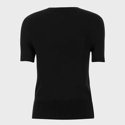 Shop Patou T-shirt E Polo Nero In Black