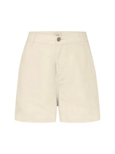 Shop Dl1961 Women's Marie Linen Shorts In Flax Linen