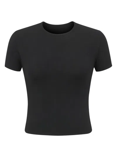 Shop Dl1961 Women's Baby Tee Shirt In Black