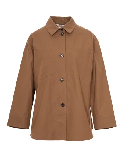 Shop 's Max Mara Buttoned Long In Brown