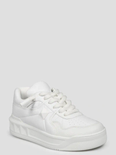 Shop Valentino One Stud Xl Low-top Sneakers In White