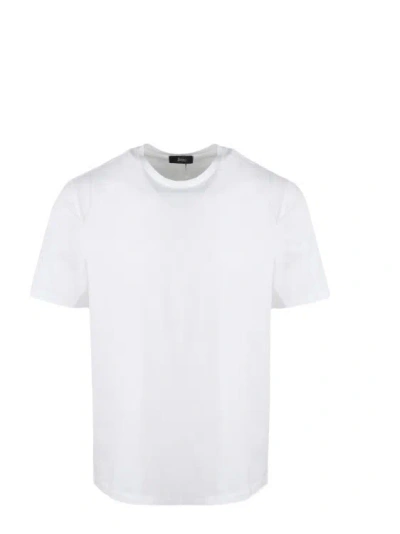 Shop Herno Superfine Cotton Stretch T-shirt In White
