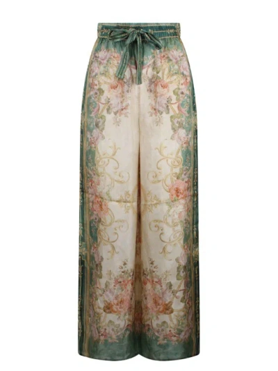 Shop Zimmermann August Relaxed Pant In Multicolor