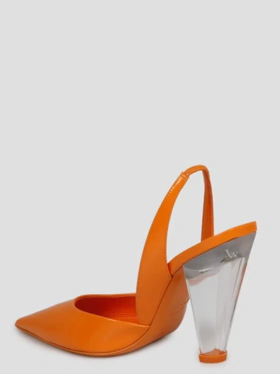 Shop 3juin Kristen Slingback Pump In Orange