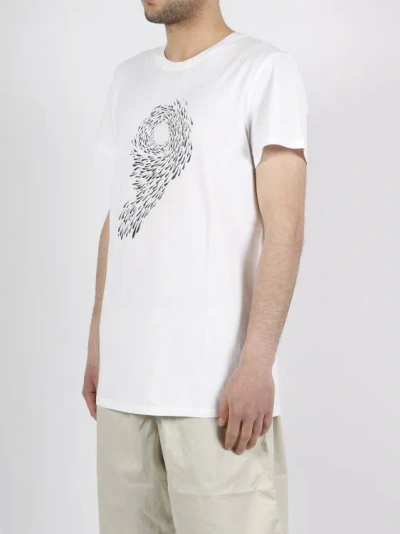 Shop 14bros Boo Print T-shirt In White