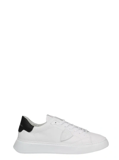 Shop Philippe Model Temple Low Man Sneakers In White