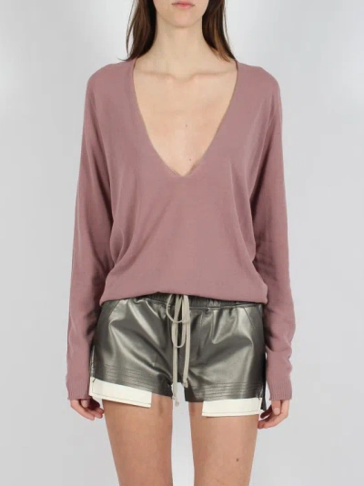 Shop Rick Owens Dylan Sweater In Pink