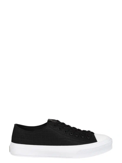 Shop Givenchy City Low Sneakers In Black