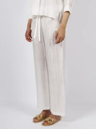 Shop The Rose Ibiza Wide Trousers In White