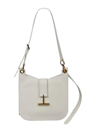Shop Tom Ford Tara Small Crossbody Bag In White