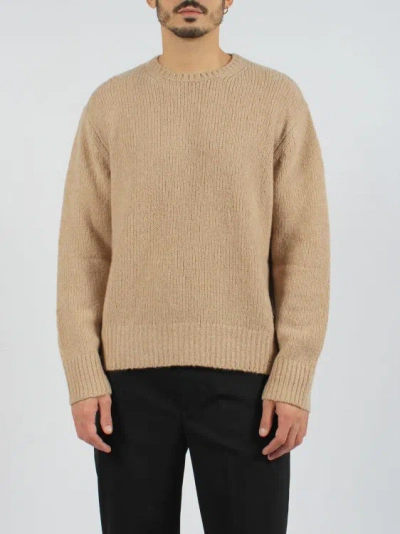 Shop Neil Barrett Thunderbolt Patch Sweater In Brown
