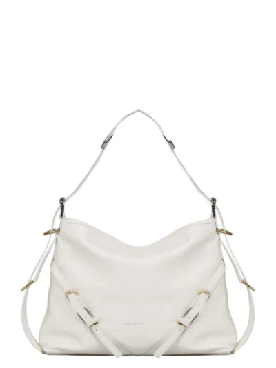 Shop Givenchy Medium Voyou Bag In White