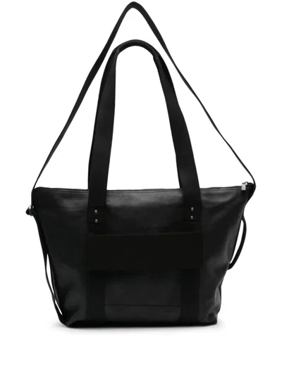 Shop Rick Owens Black Leather Shoulder Bag