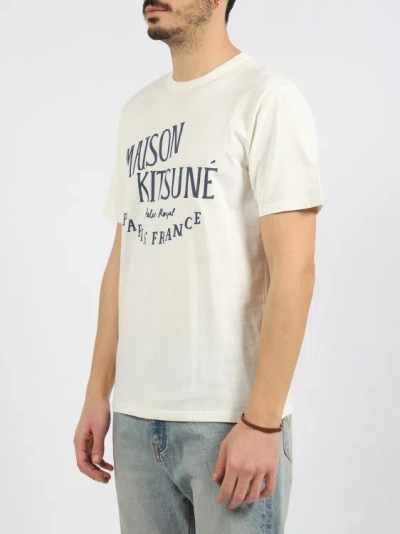 Shop Maison Kitsuné Palais Royale Classic T-shirt In White