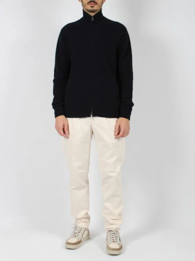Shop White Sand Cotton Twill Pants In White