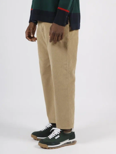 Shop Thom Browne Corduroy Uncostructed Straight Trouser In Brown