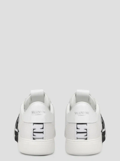 Shop Valentino Low-top Calfskin Vl7n Sneaker In White