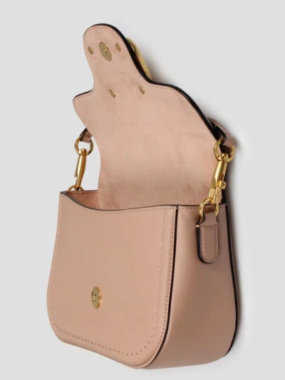 Shop Valentino Alltime Grainy Calfskin Shoulder Bag In Pink