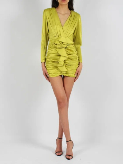The New Arrivals By Ilkyaz Ozel Bebe In L`absinthe Dress In Green