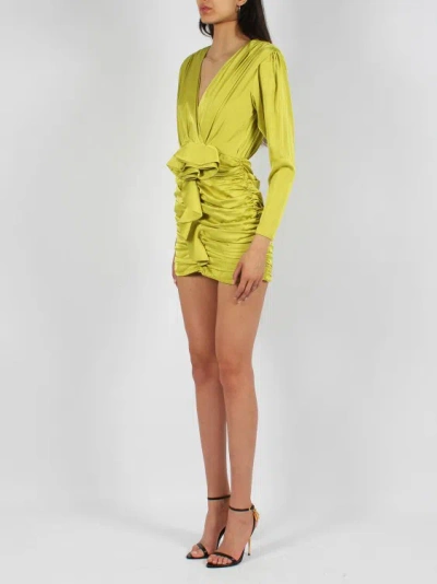 The New Arrivals By Ilkyaz Ozel Bebe In L`absinthe Dress In Green