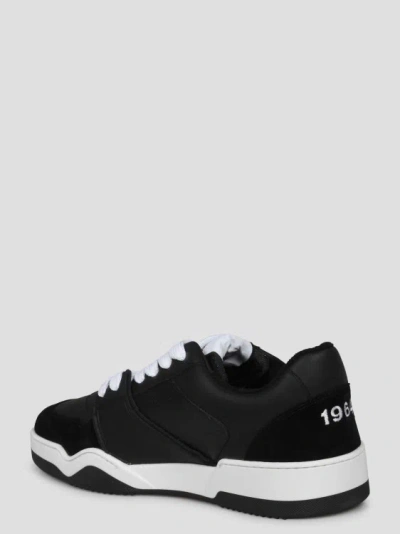 Shop Dsquared2 Spiker Sneakers In Black