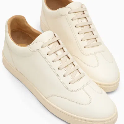 Shop Brunello Cucinelli Low Trainer In White