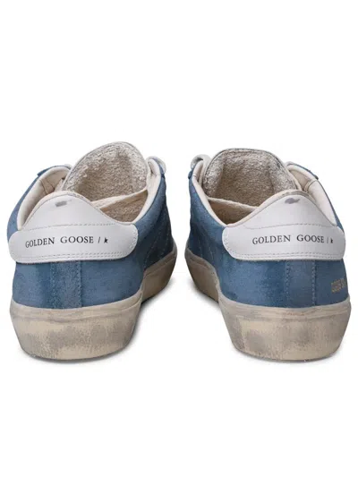 Shop Golden Goose 'soul Star' Blue Leather Sneakers