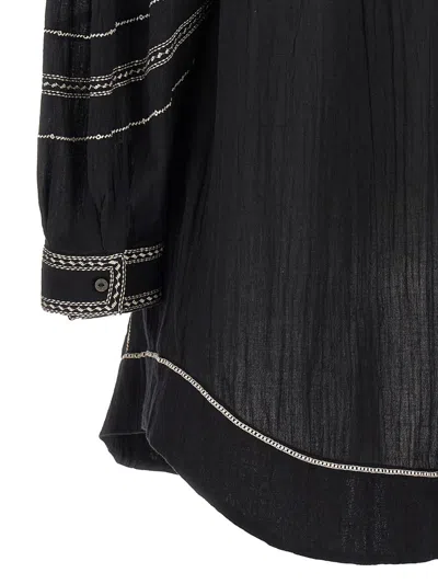 Shop Isabel Marant Étoile 'pradel' Dress In White/black