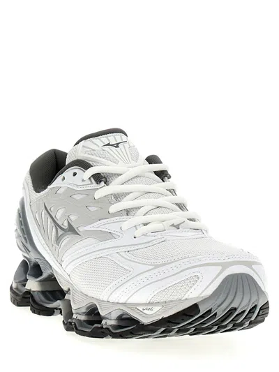 Shop Mizuno 1906 'wave Prophecy Ls' Sneakers In White